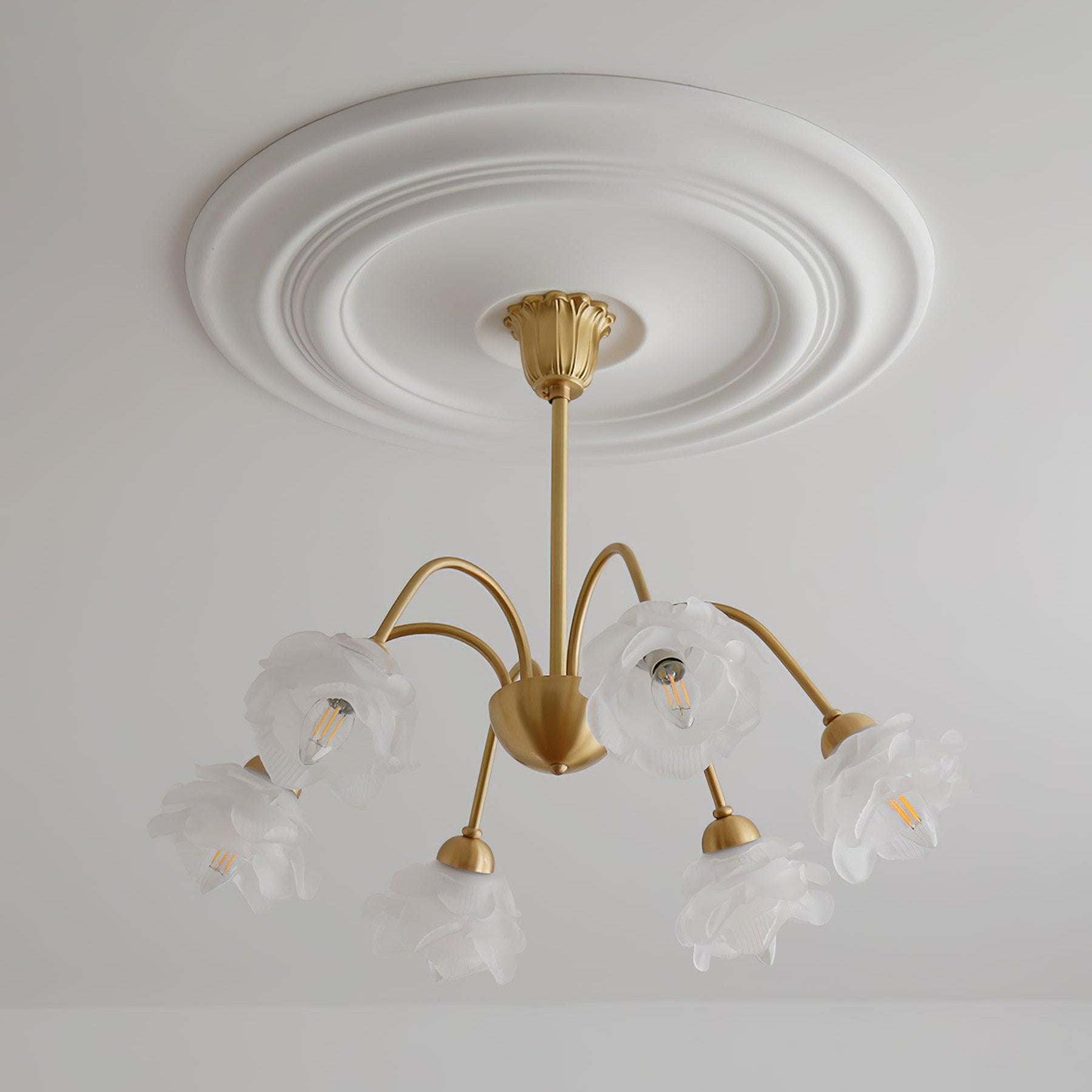 Luxurious Roses Pendant Light