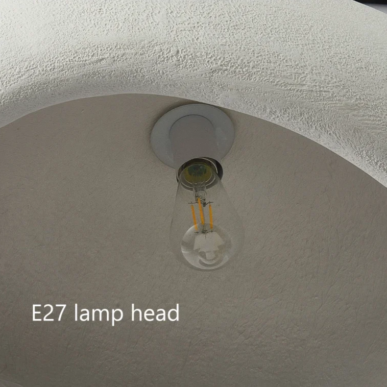 Nordic Wabi Sabi Fiberglass Pendant Light