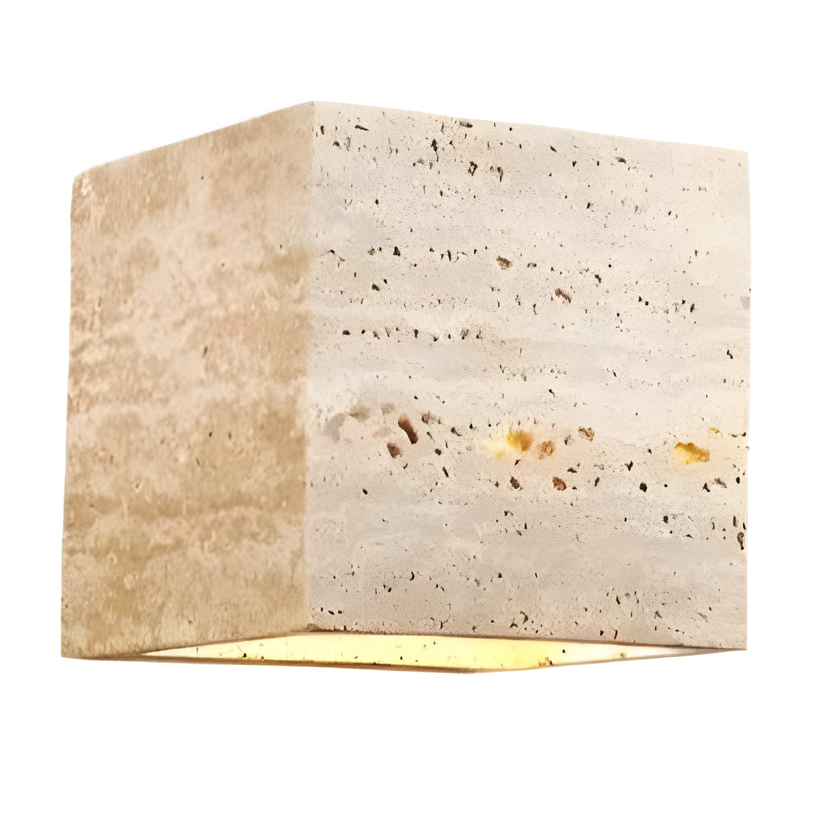 Travertine Stone Minimalist Outdoor LED Wall Light