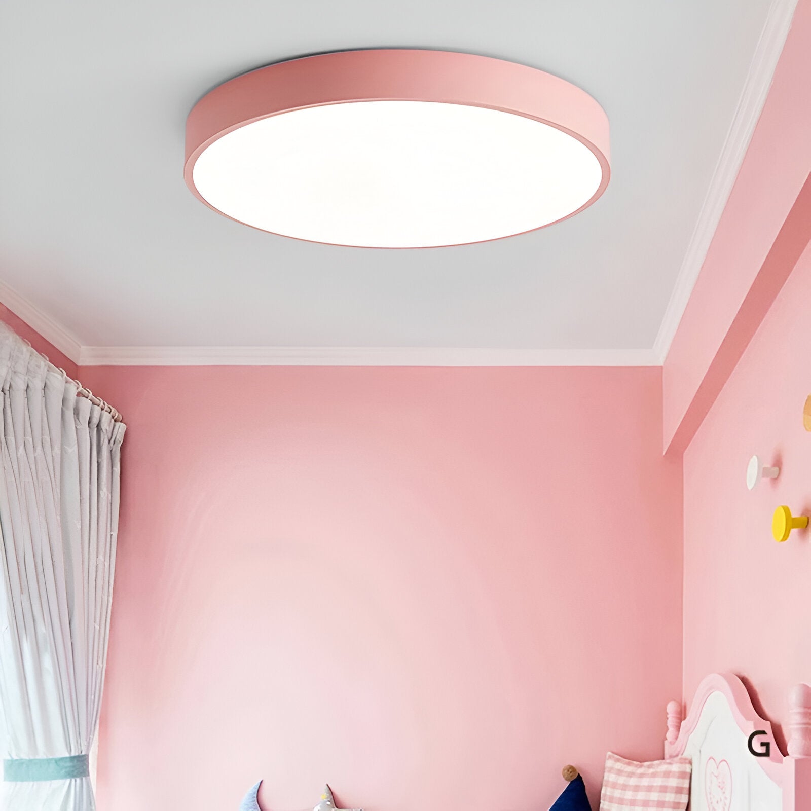 Nordic Macaron Round LED Ceiling Light