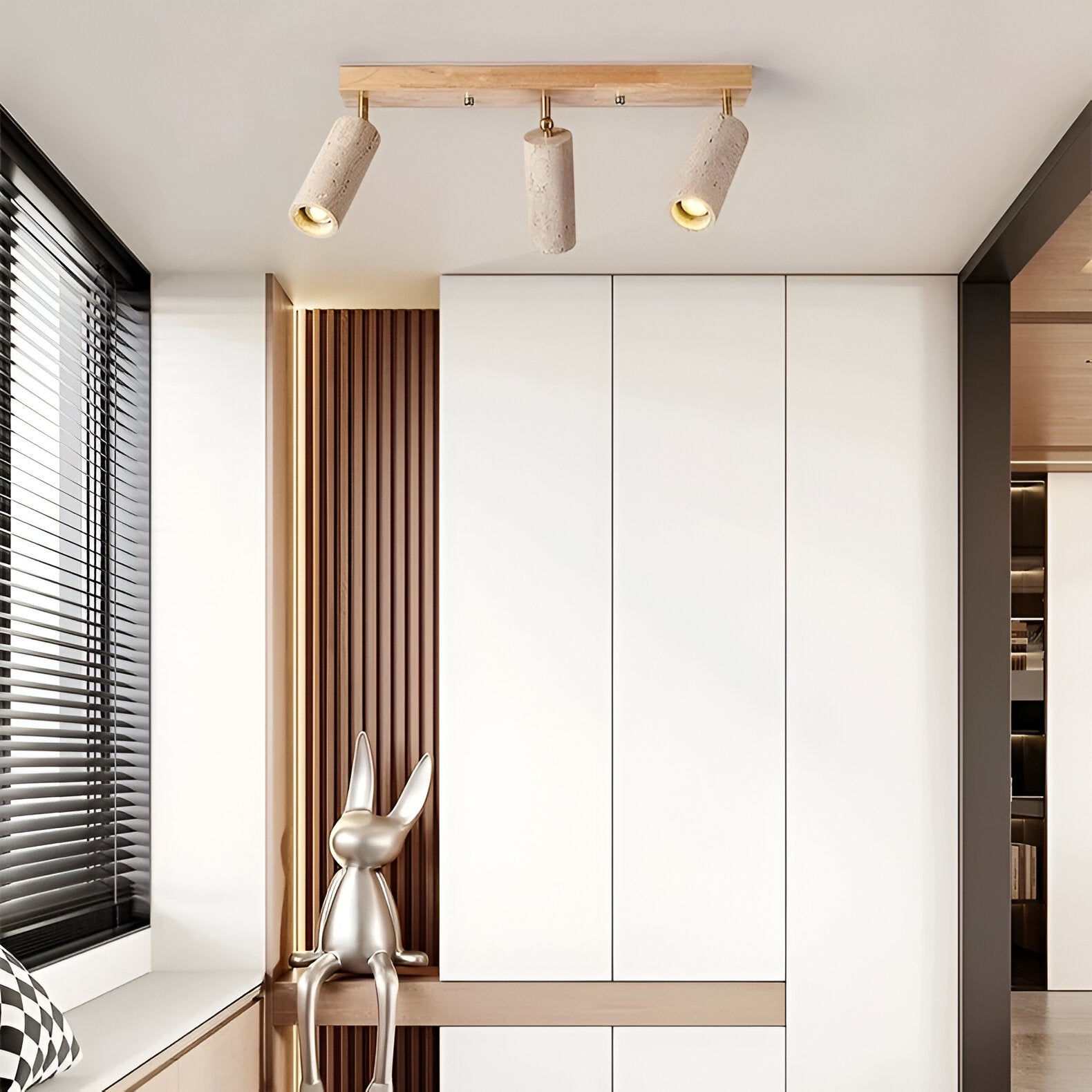 Travertin 3 Köpfe Deckenleuchten