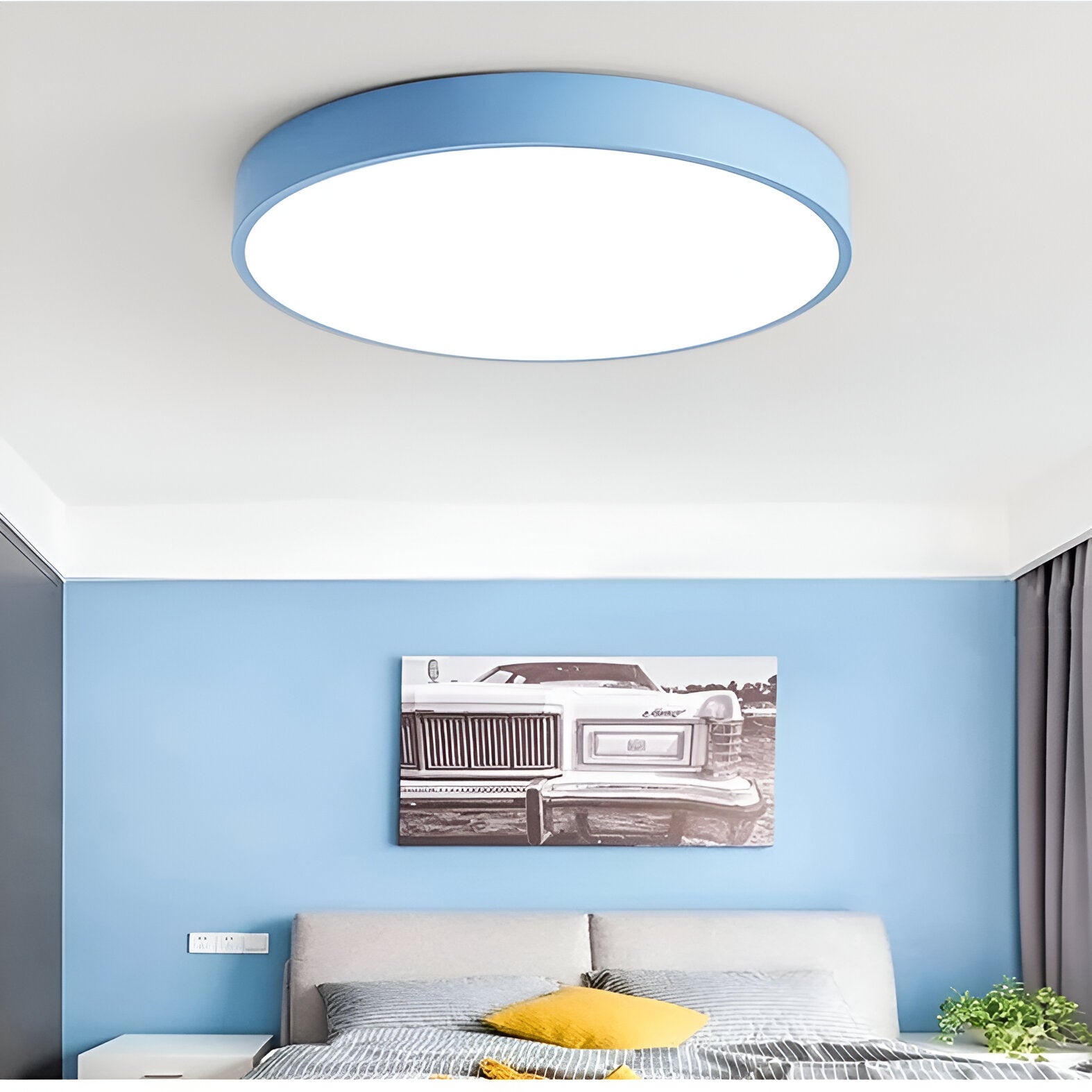 Lámpara de Techo LED de Color Macaron Moderno