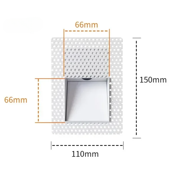 Nordic Frameless Stairs LED Sensor Metal Wall Light