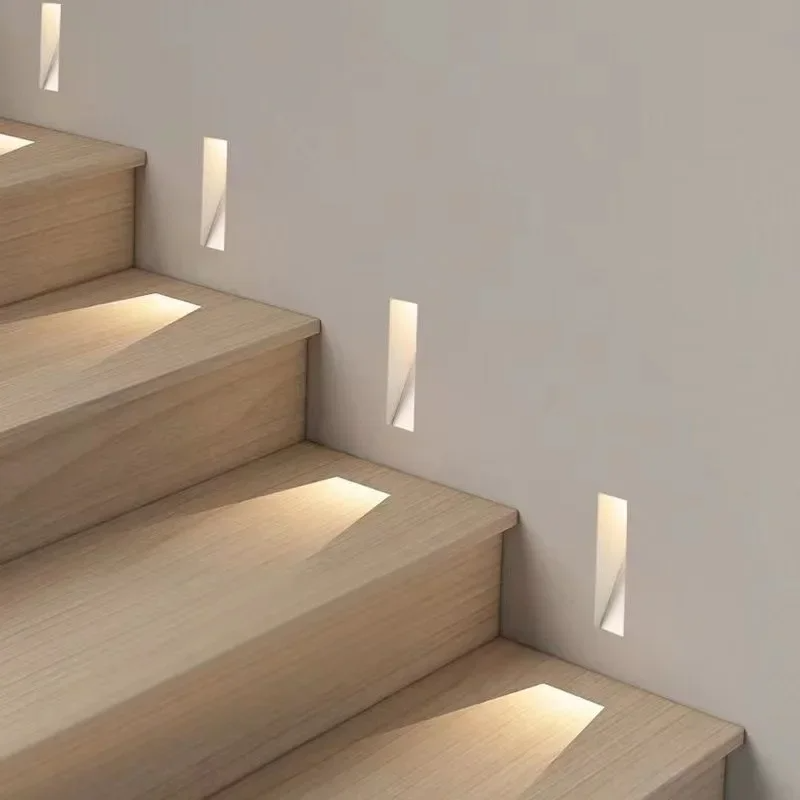 Nordic Frameless Stairs LED Sensor Metal Wall Light