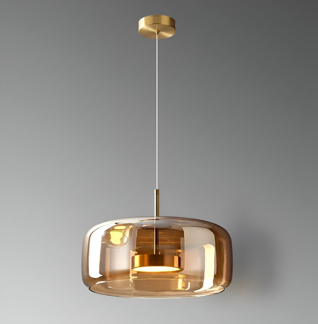 Retro Hailie Modern Glass LED Pendant Light