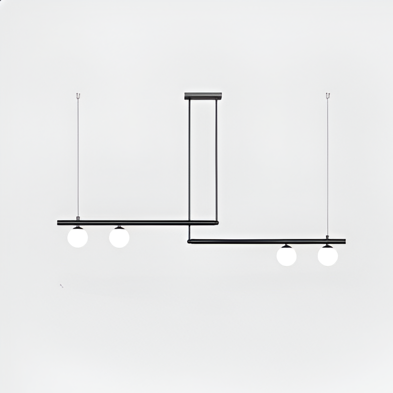 Nordic Glass Linear Luxury Pendant Light