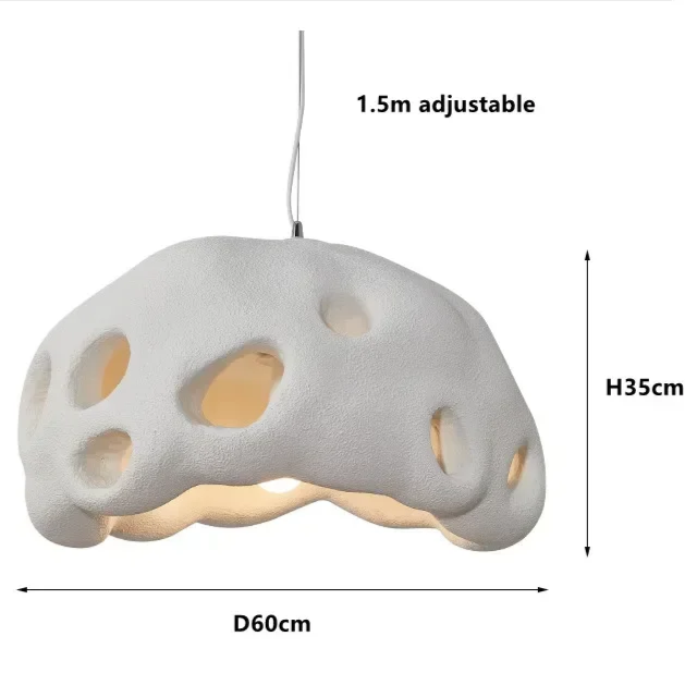 Nordic Wabi-Sabi Ant Nest Pendant Light