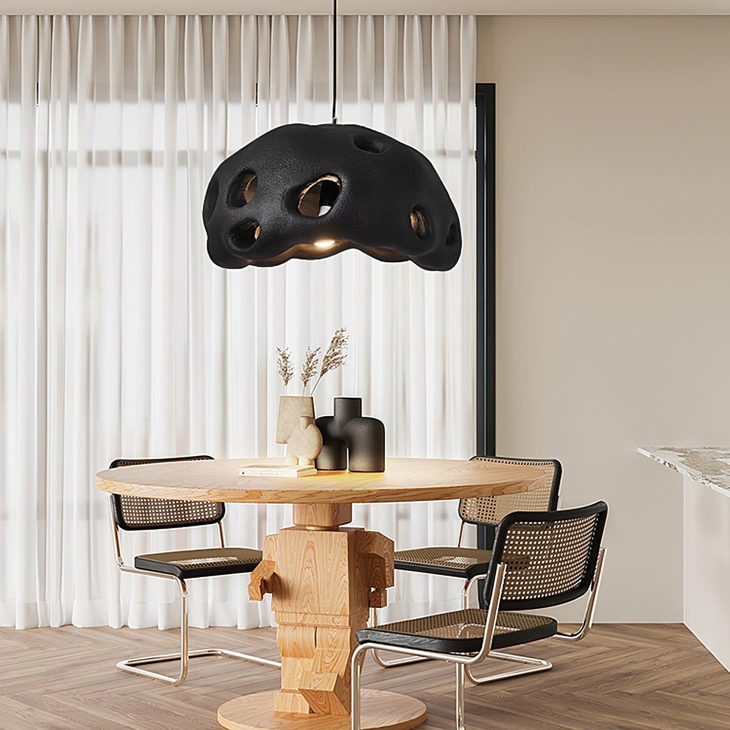 Nordic Wabi-Sabi Ant Nest Pendant Light