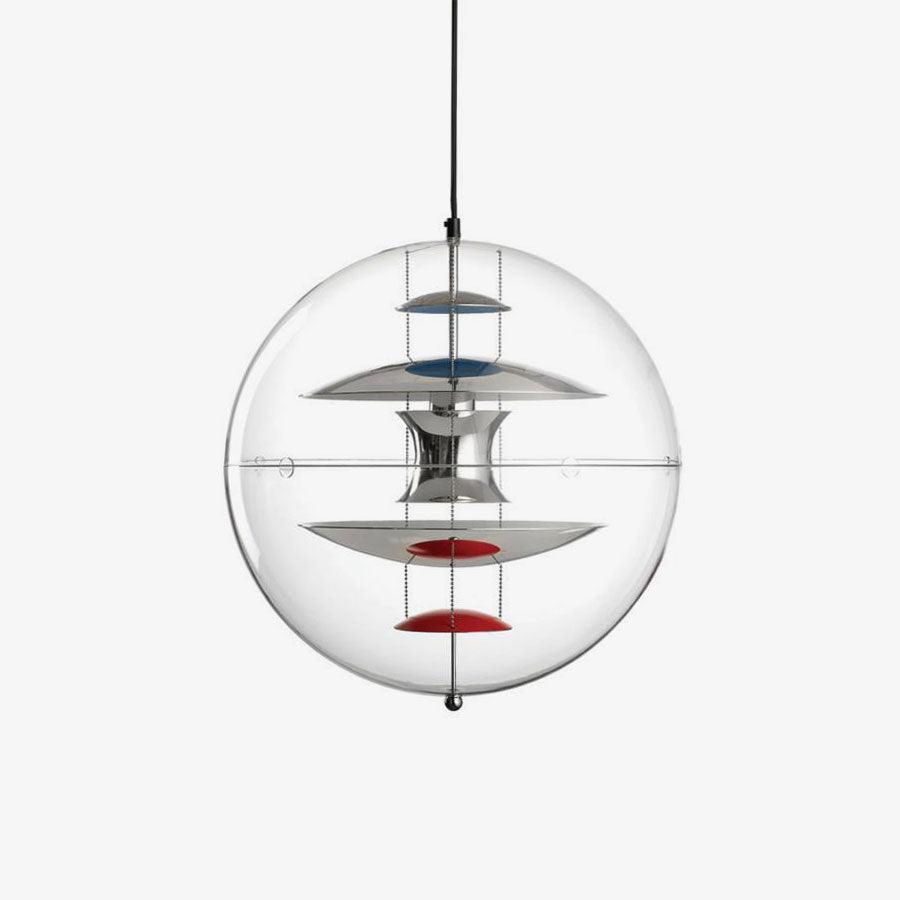 Luminous Sphere Modern Metal Acrylic Pendant Light