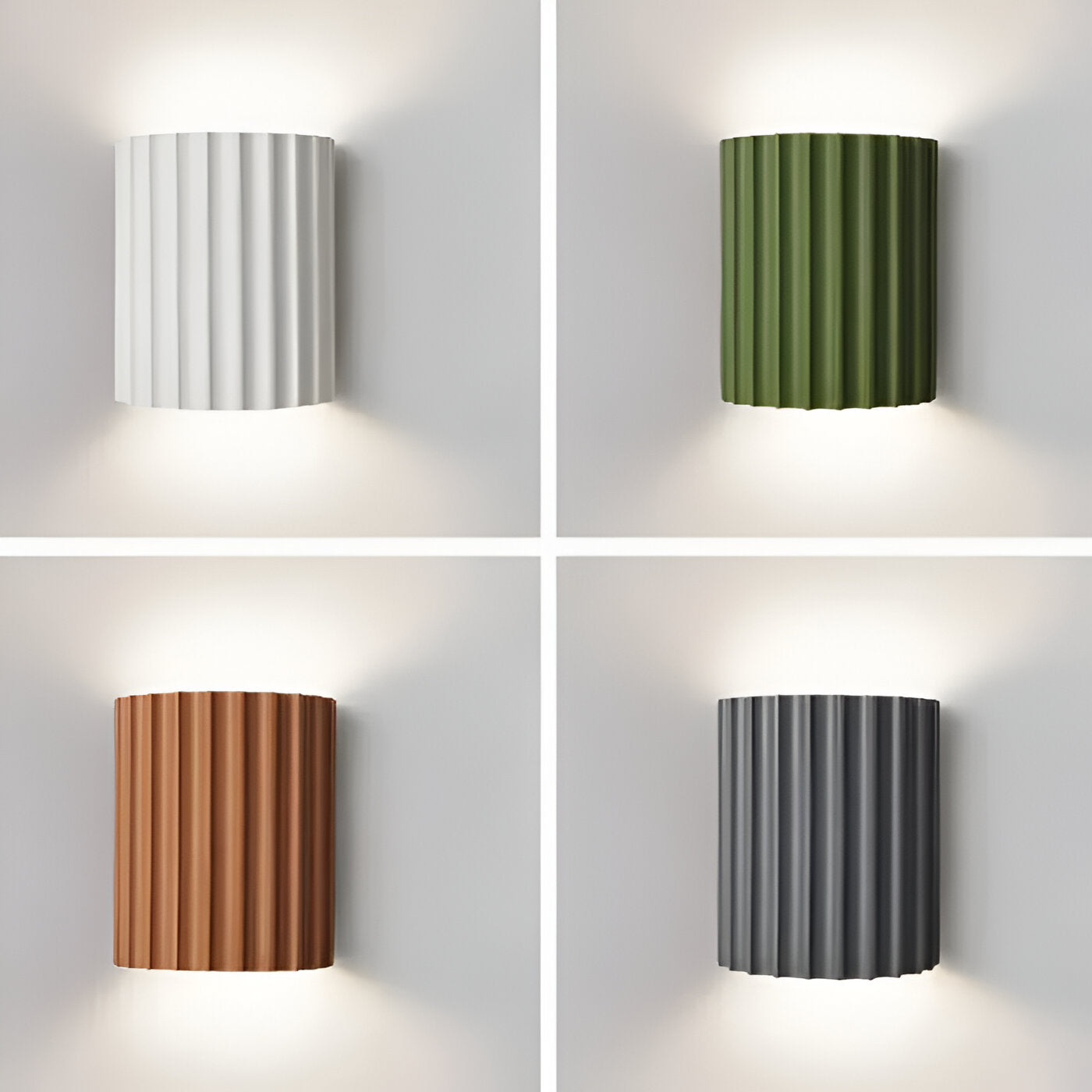 Nordic Resin Clarity Minimalist Wall Light