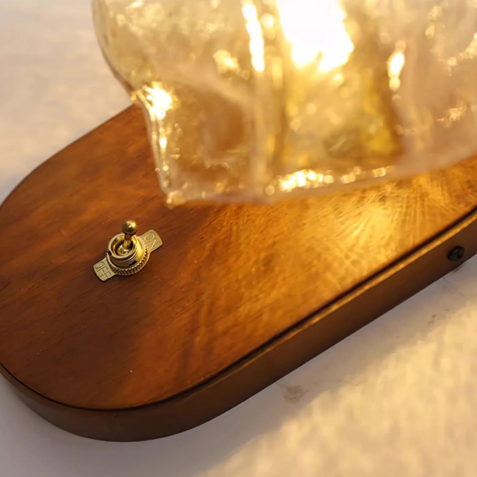 Nordic Simple Ice Glass Cube Wall Light