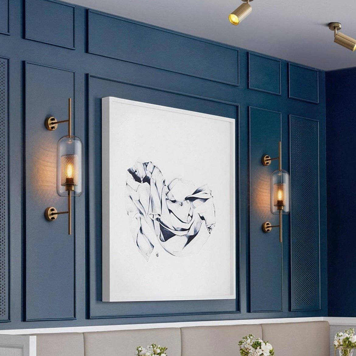 Elouise Glass Wall Light