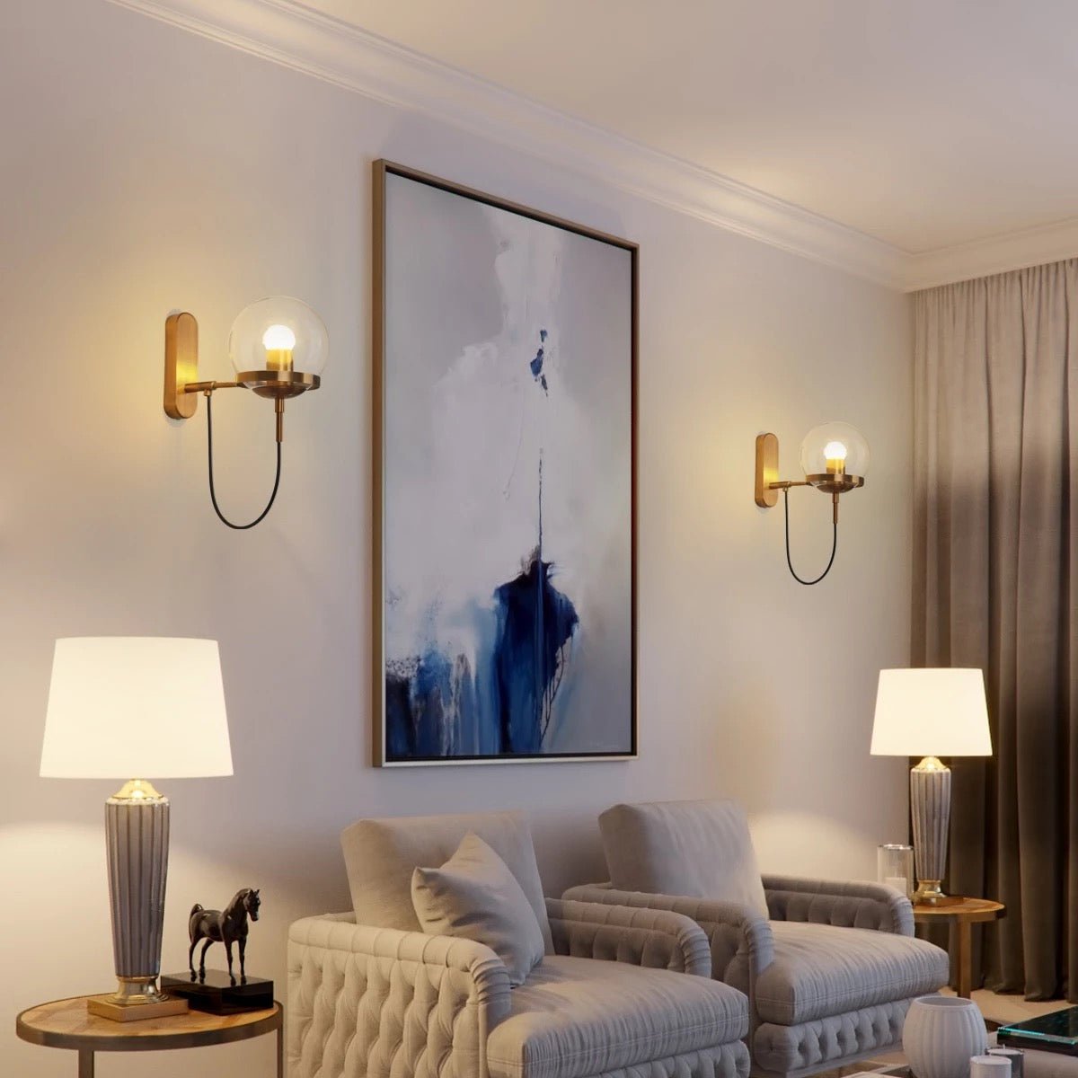 Modern Sphere Wall Light