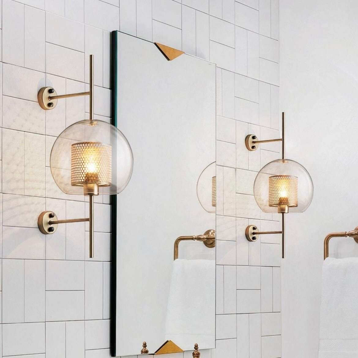 Elouise Glass Wall Light