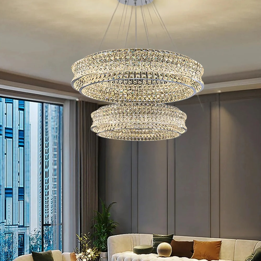 Vercellese Clear Crystal Chandelier