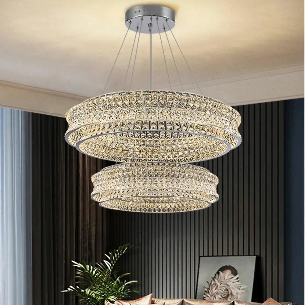 Vercellese Clear Crystal Chandelier