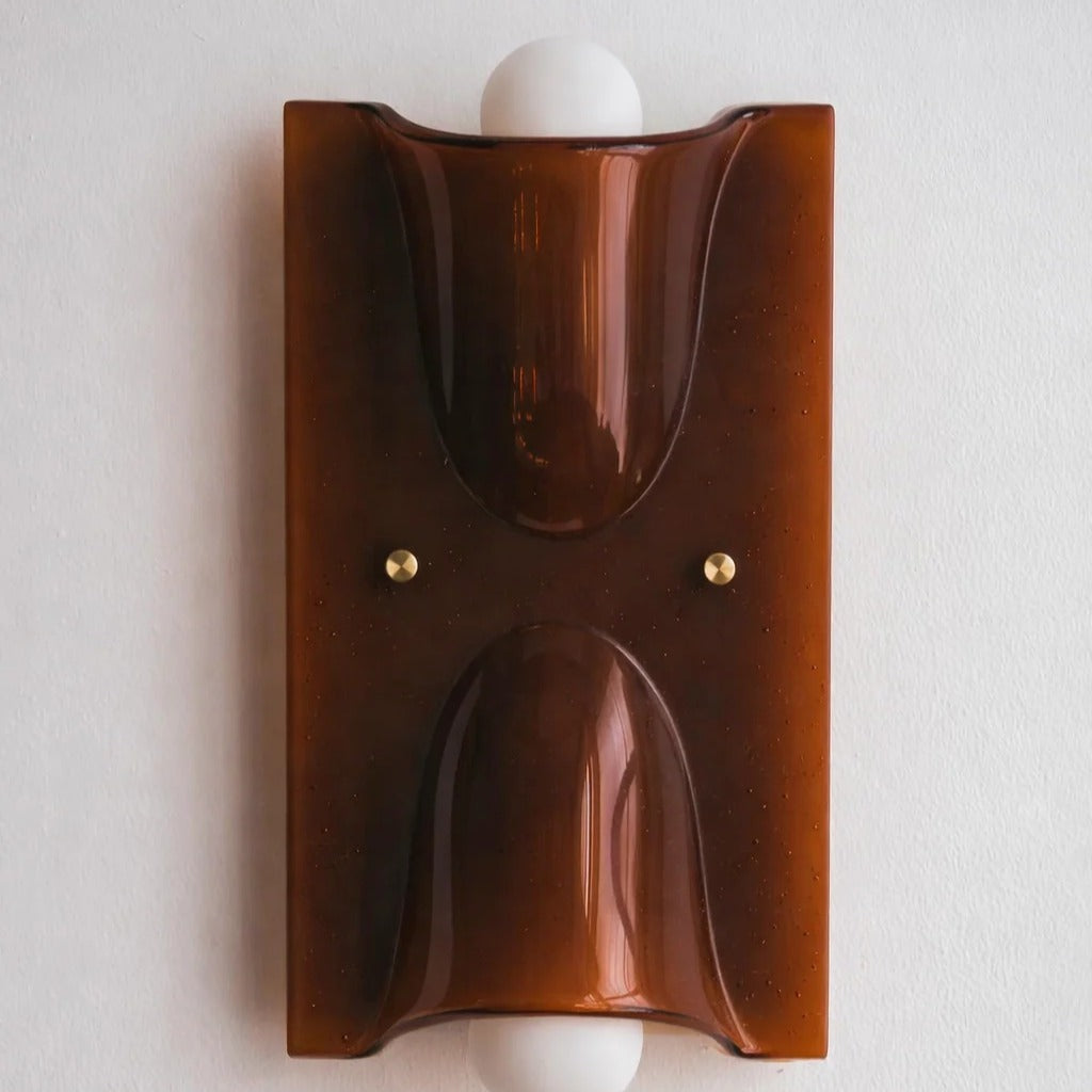Linnea amber double head wall light