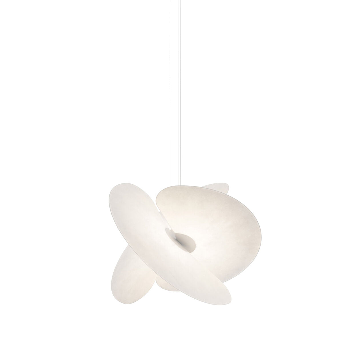 Sora Whisper Sculptural Fan Pendant Light