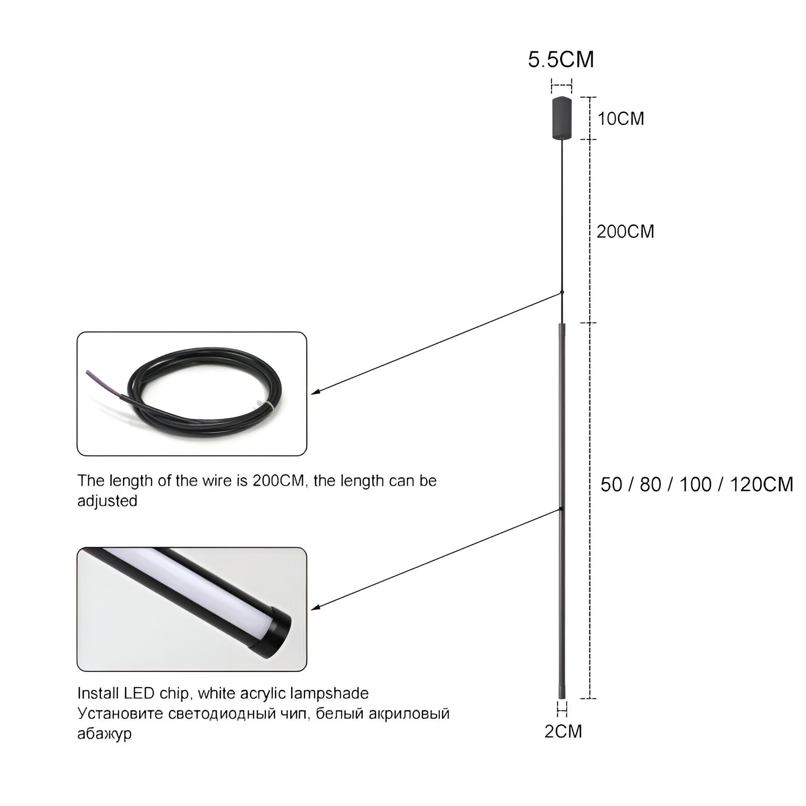 Nordic Durable Aluminum Asnara LED Pendant Light