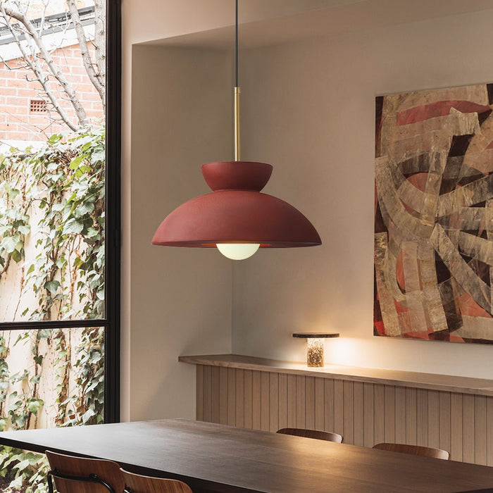 Augustus Nordic Resin Modern Pendant Light