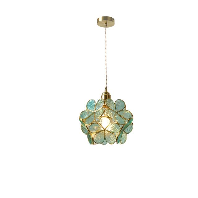 Blooming Nordic Flower Glass Pendant Light