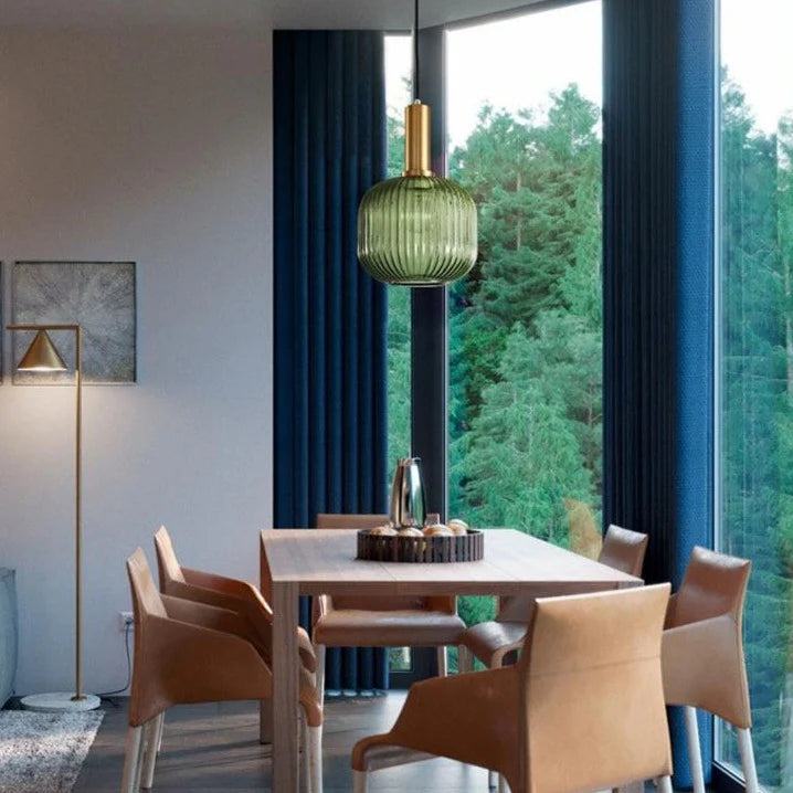 Nordische bunte Glaspendelleuchten