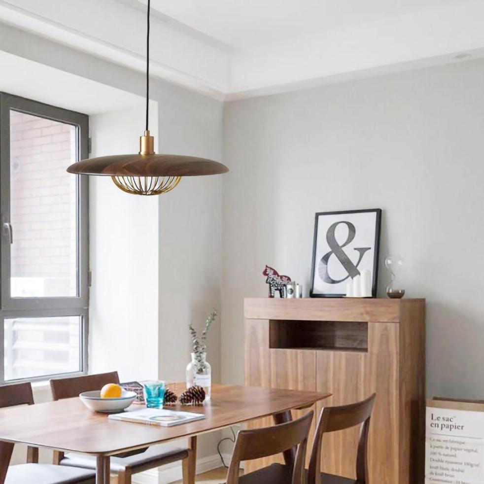 Wooden Metal Nordic Kasa Pendant Light