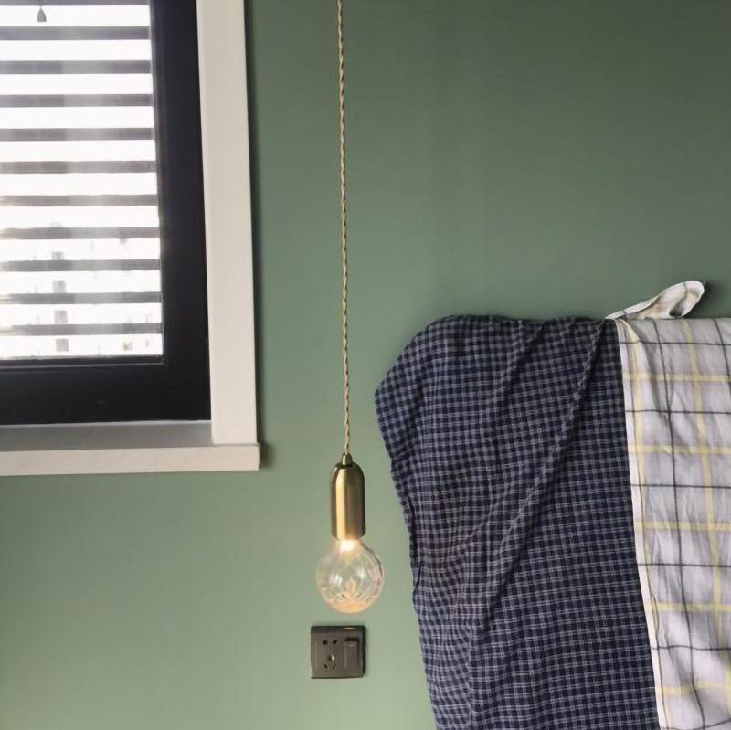 Lampada a sospensione con bulbo di cristallo in design nordico