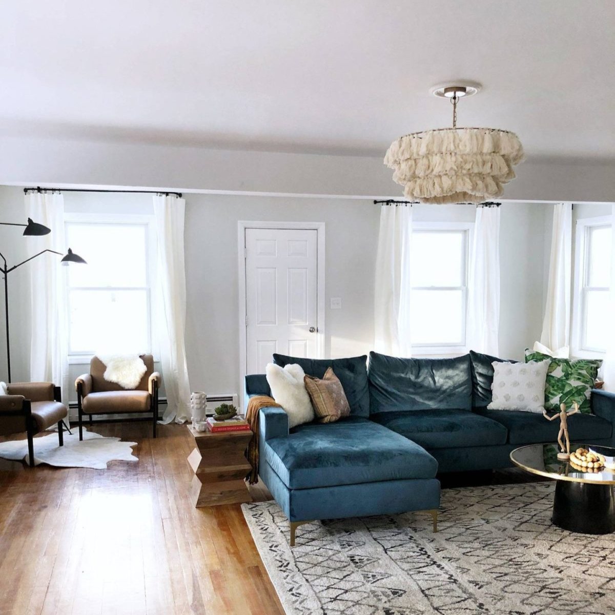 Fabric Tassel Bohemian chandelier Light