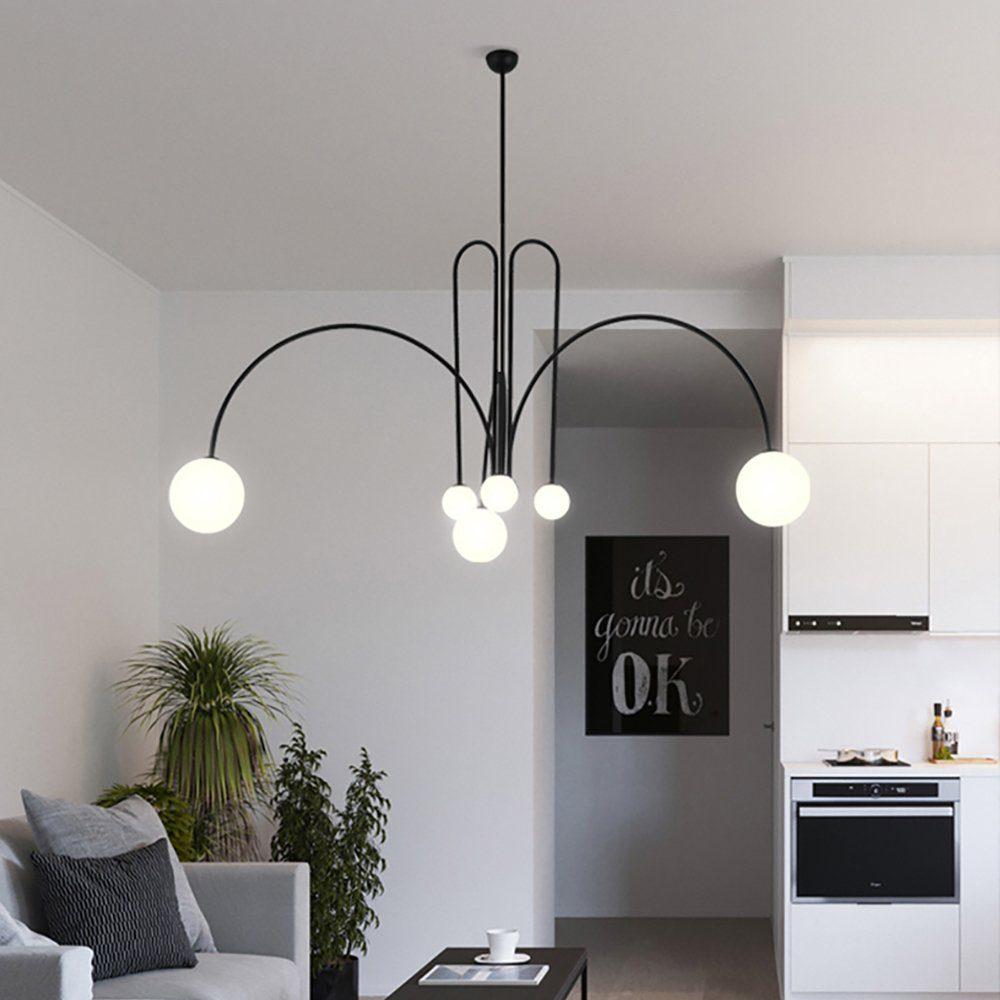 Nordic Gran Finale Nordic White Glass Metal Pendant Light