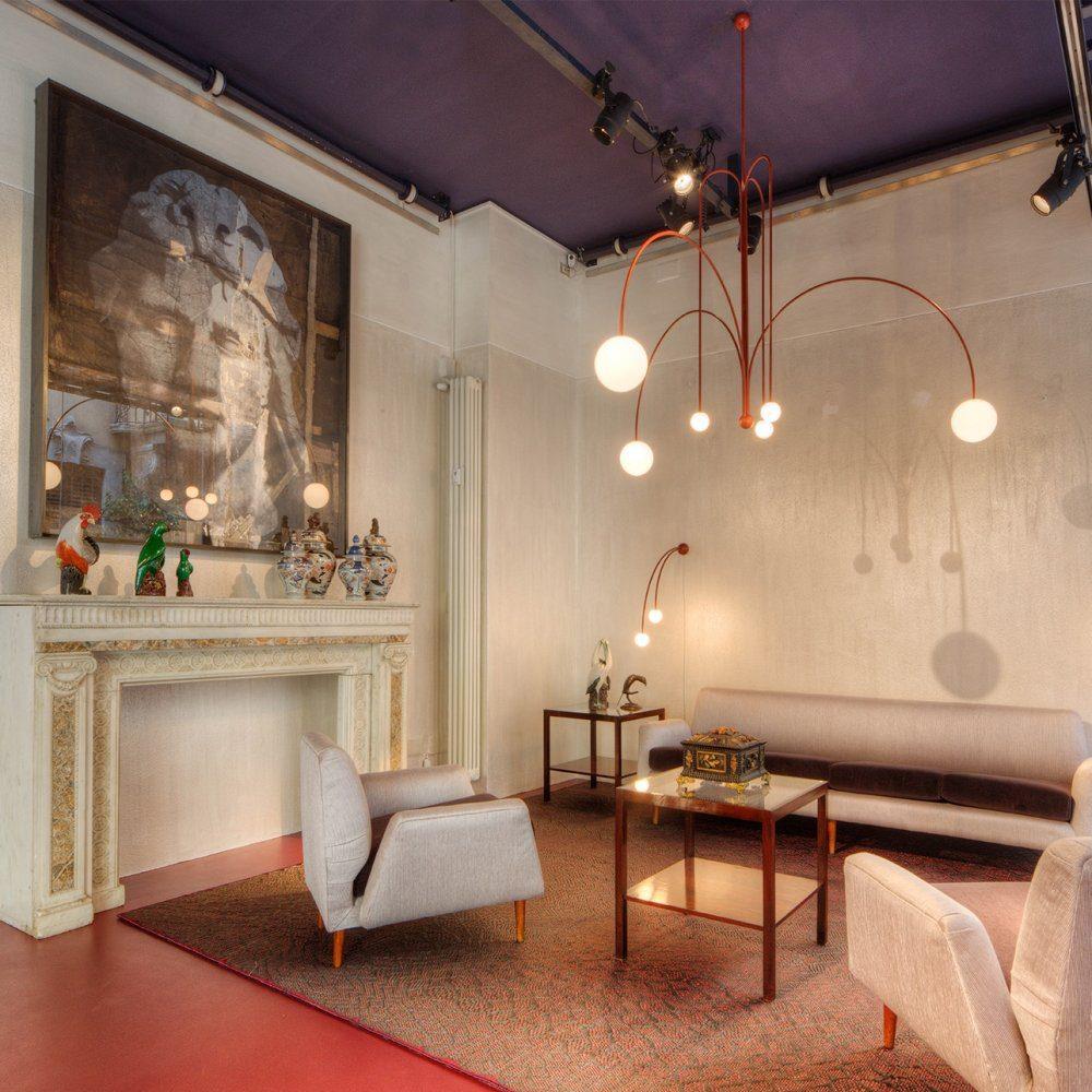 Nordic Gran Finale Nordic White Glass Metal Pendant Light