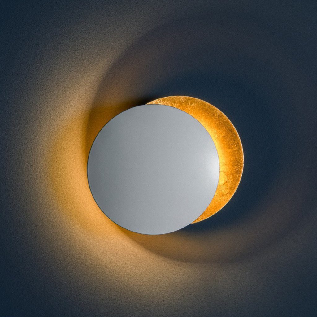 Round Circle Rotating Lederam Wall Light