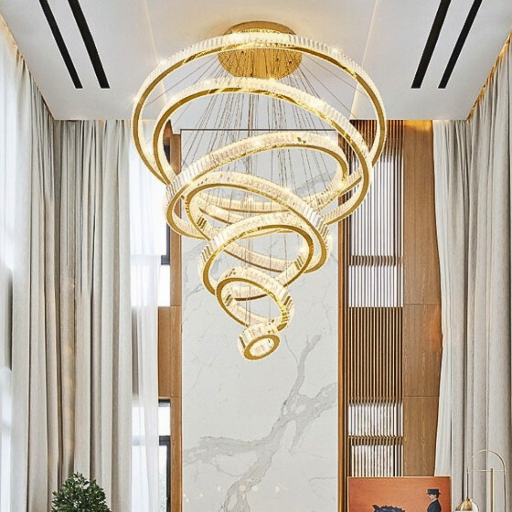 Nordic Ring Crystal Chandelier