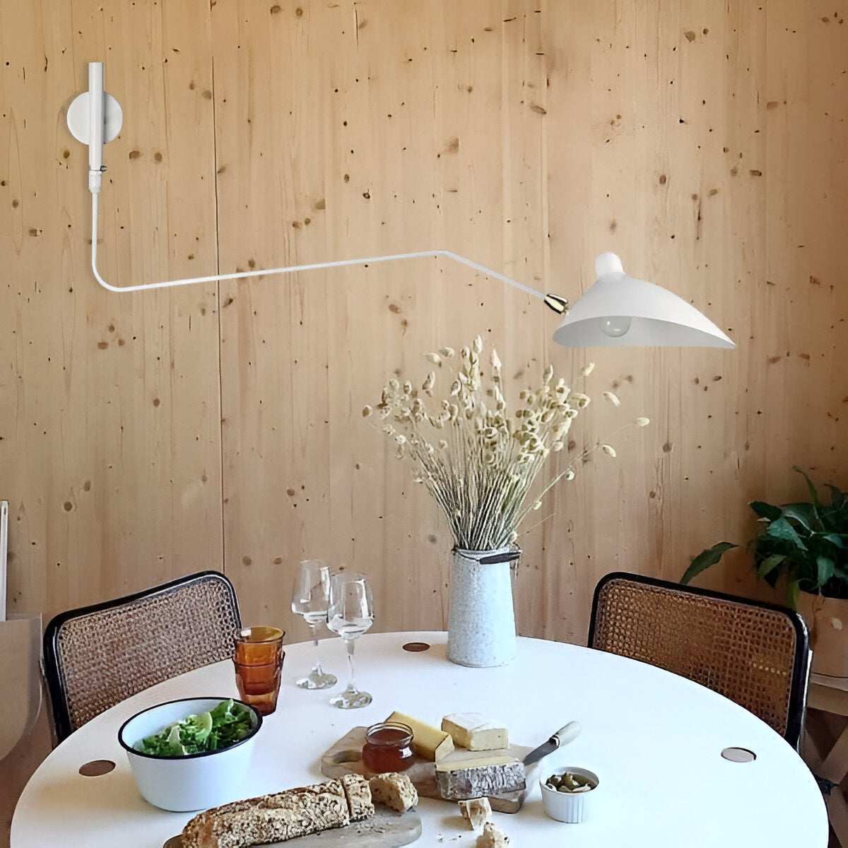 Duckbill Adjustable Bedside Arm Wall Light