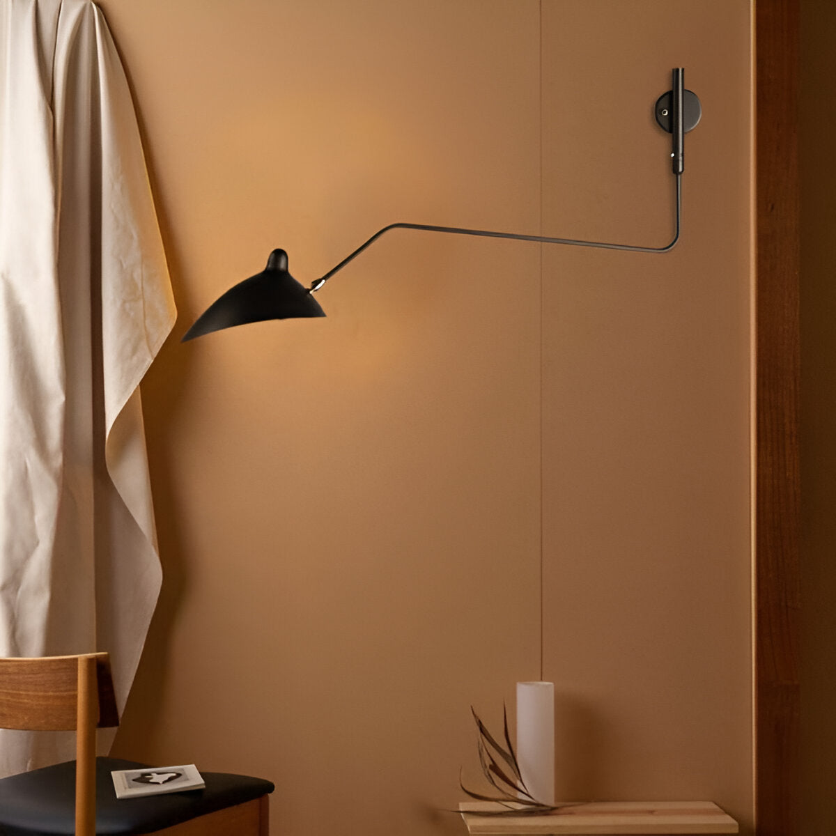 Duckbill Adjustable Bedside Arm Wall Light