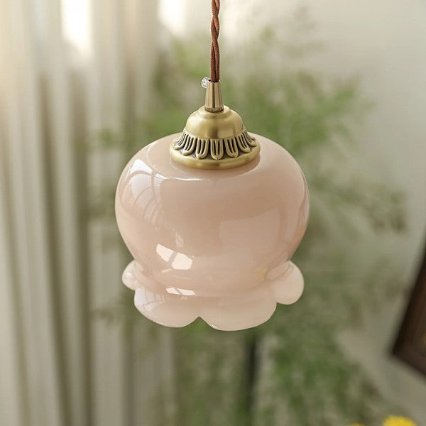 Retro Cream Lily of the Valley Flower Light