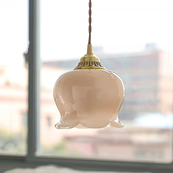 Retro Cream Lily of the Valley Flower Light