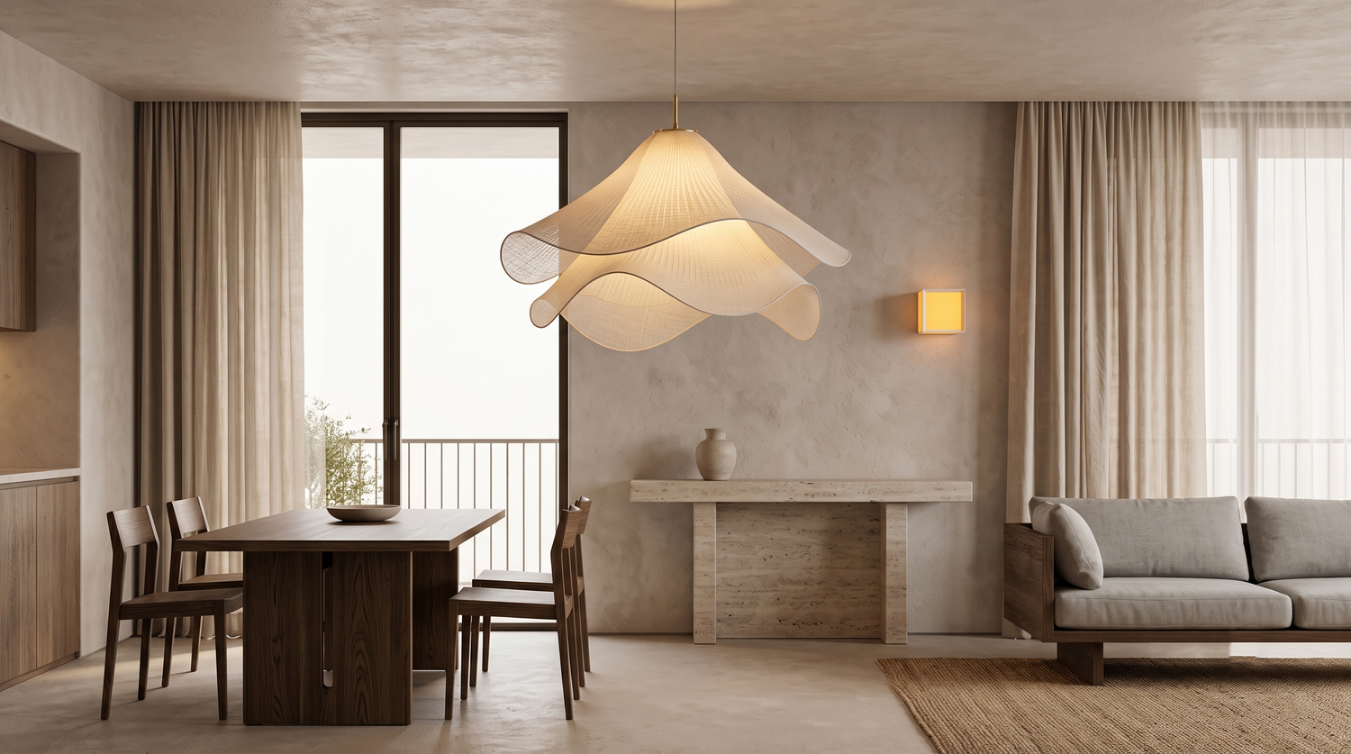 The 2026 Japandi Lighting Guide: Sculptural Fixtures, Warmth, and Minimalist Texture
