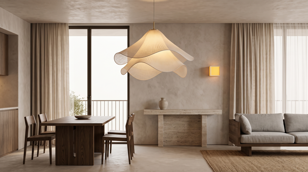 The 2026 Japandi Lighting Guide: Sculptural Fixtures, Warmth, and Minimalist Texture
