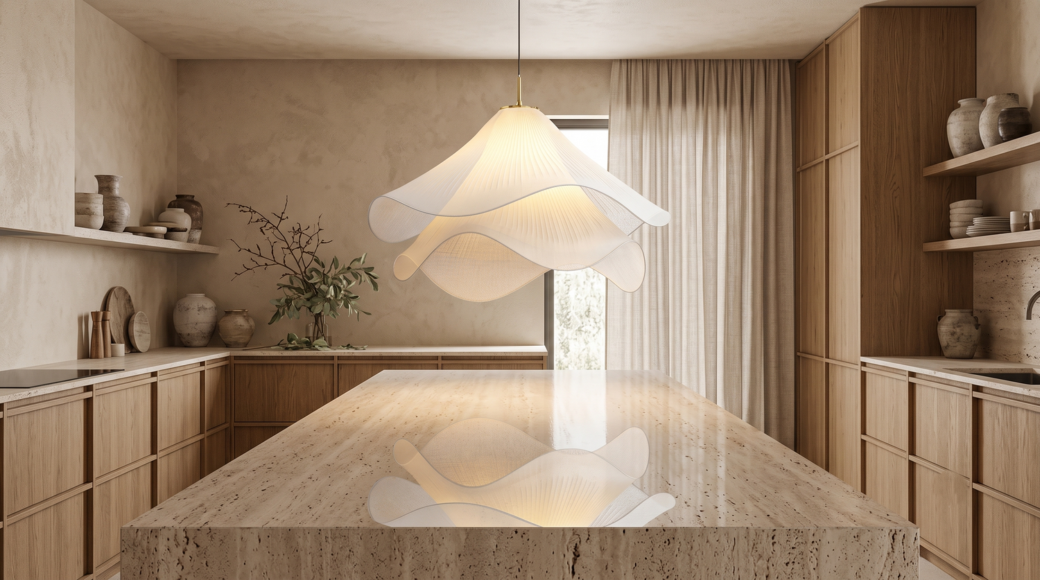 The Architectural Scale: The Exact Pendant Light Formulas for Kitchen Islands