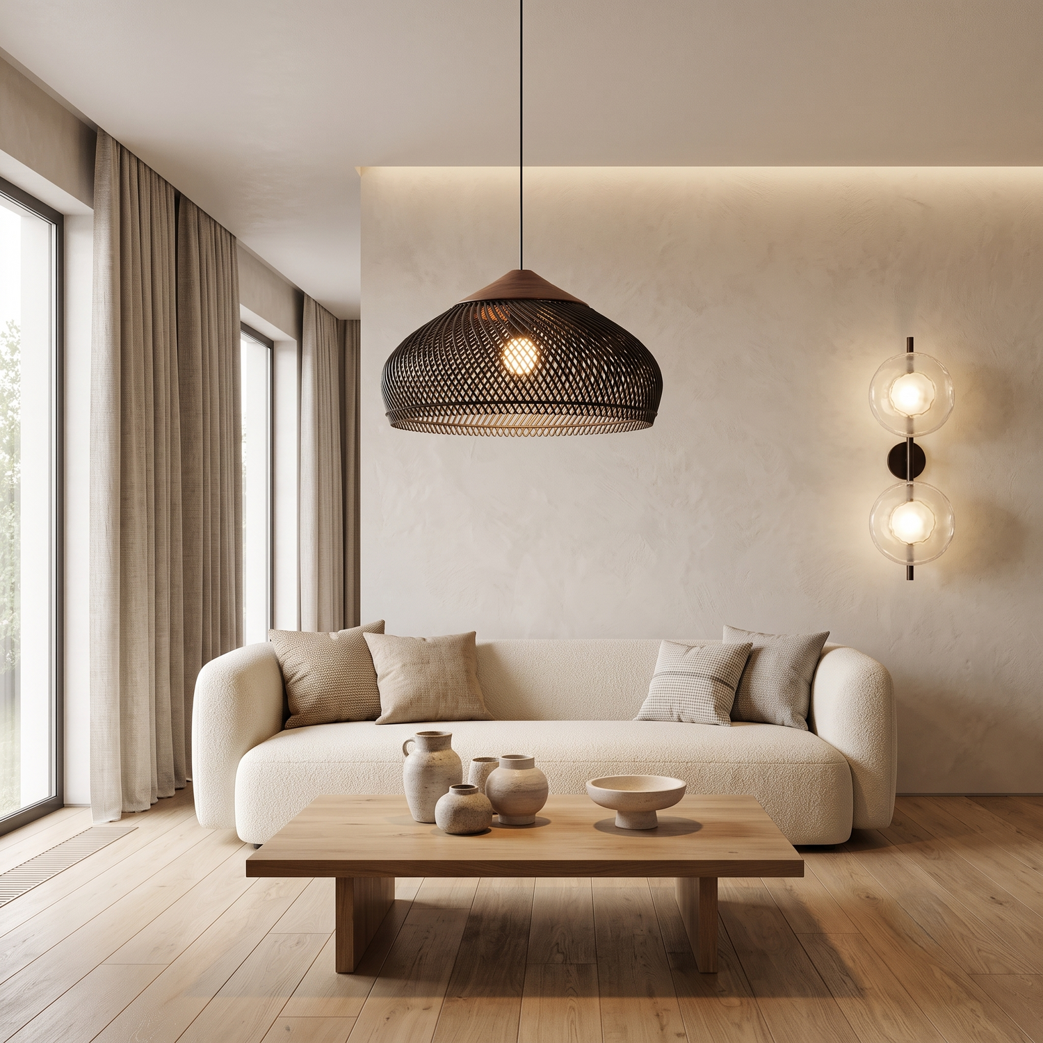 The Architect of Atmosphere: The Japandi Guide to Layered Lighting
