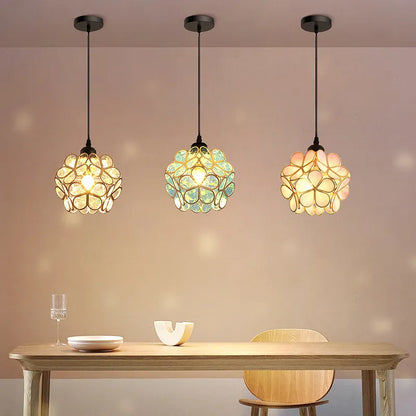 Nordic Handmade Brass Glass Pendant Lamp