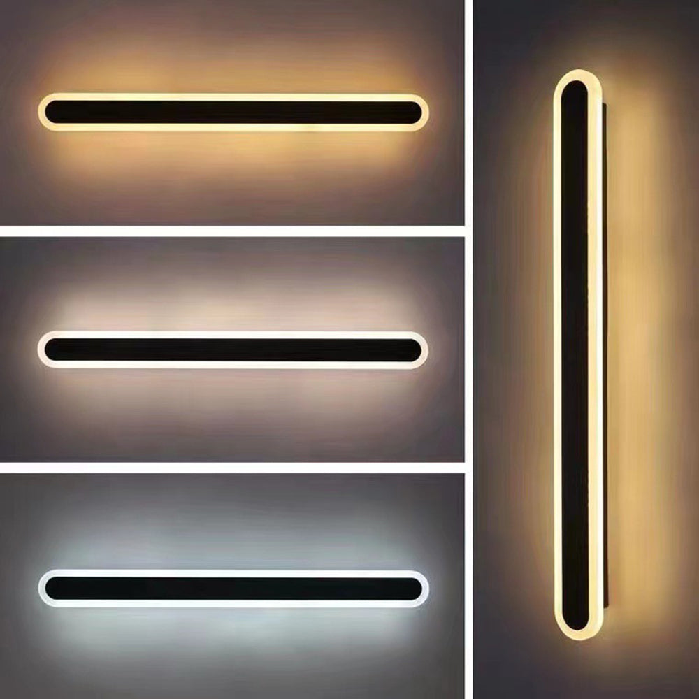 Edge Minimalist Metall Linear IP65 Wasserdicht Außenlampe