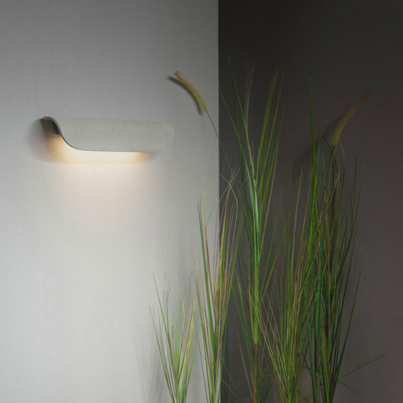 Modern Waterproof Curved Outdoor Wall Light