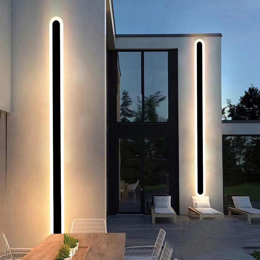 Edge Minimalist Metal Linear IP65 WaterProof Outdoor Lamp