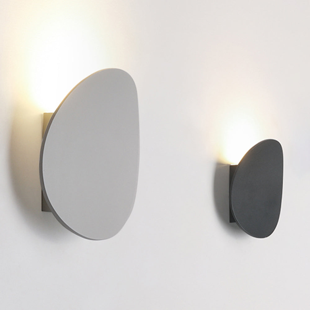 Modern Minimalist Pebble-Shaped Waterproof Outdoor Wall Lamp