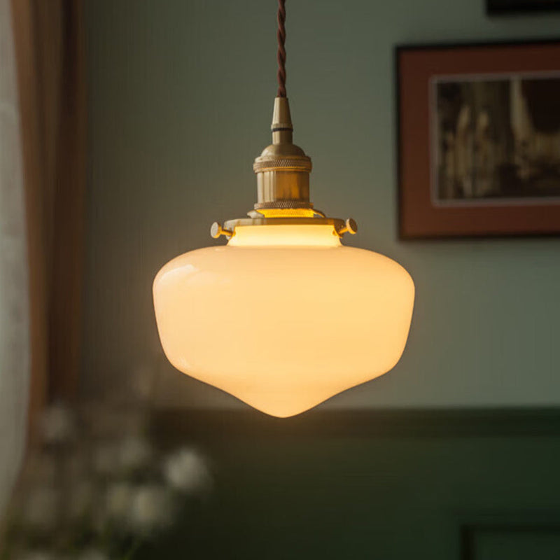 Radiant Lantern Retro Glass Pendant Light