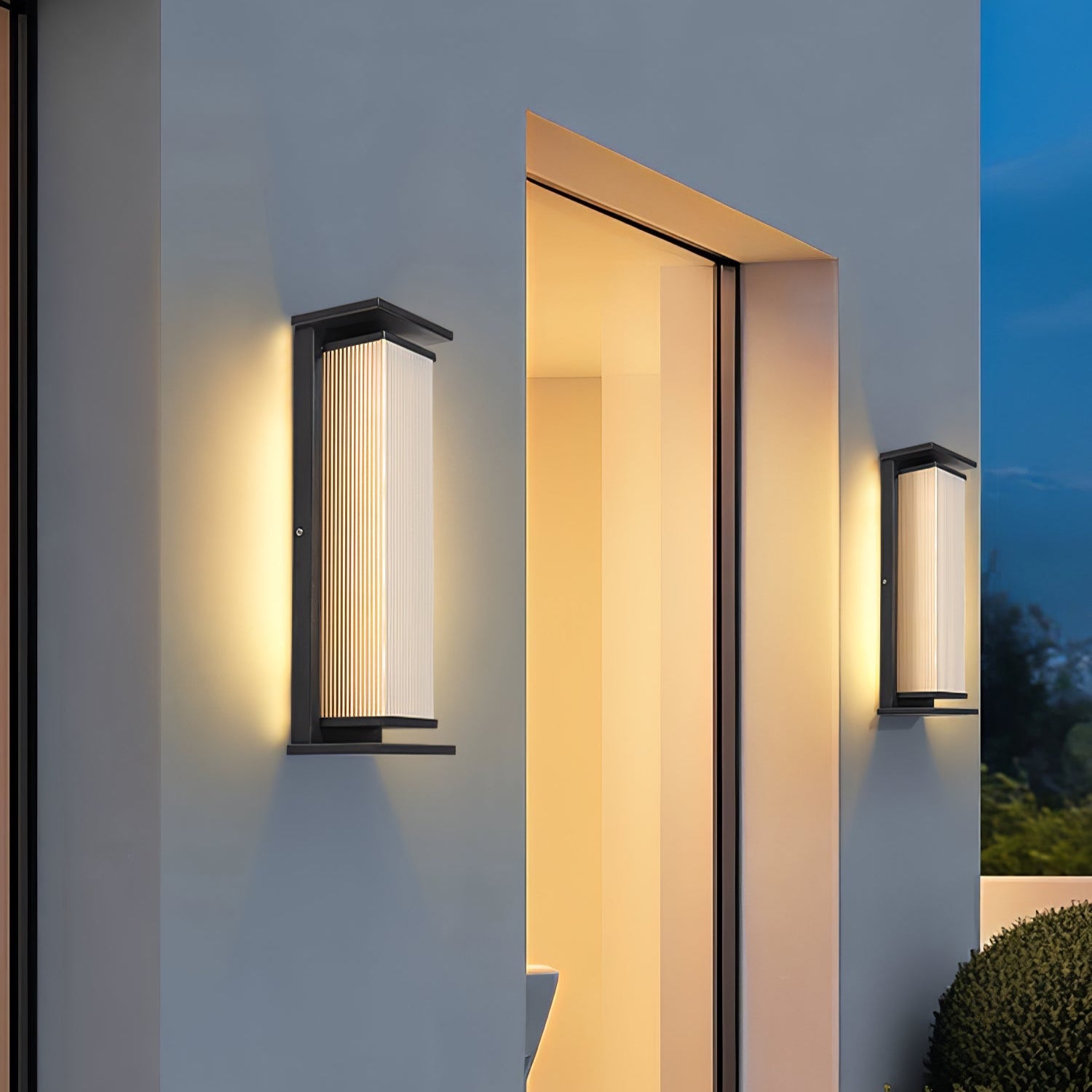 Rectangular Box Outdoor Wall Lamp