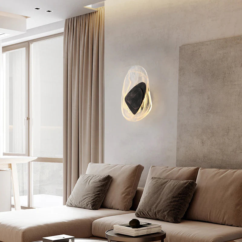 Water Ripple Sculptural Wall Lamp