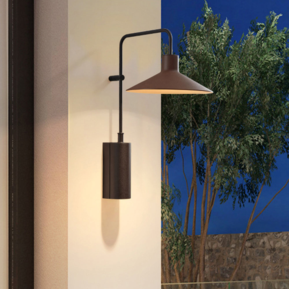 Carins Modern Minimalist Wide Cone Shape IP65 WaterProof Outdoor Lamp